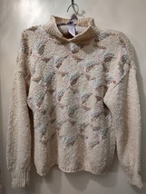 Lauren hansen knitted by hand vintage sweater Size M - £13.86 GBP