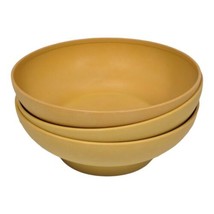 Vintage Harvest Gold Tupperware Cereal Bowls Mid-Century Modern Kitchenware - $13.99