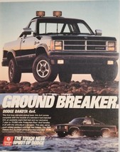 1988 Print Ad The 1989 Dodge Dakota 4x4 Pickup Truck Ground Breaker - $19.78