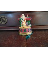 Silvestri Animated Santa Revolving Christmas Ornament FREE SHIPPING - $373.87 MXN