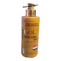 pure egyptian magic gold maxi tone body lotion 300ml. - $599.98 MXN