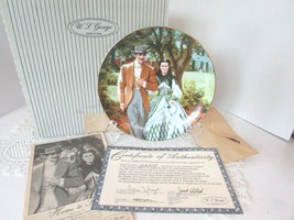 GWTW COLLECTOR PLATE HOME TO TARA GOLDEN ANNIVERSARY 5TH COA BOX LTD #10... - $184.40 MXN