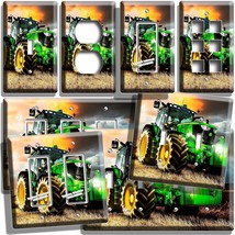 Big Wheels Farm Truck Green Tractor Light Switch Wall Plate Outlet Country Decor - £8.74 GBP+