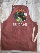 I Wet My Plants Funny Gardening Lover Cooking Bib Apron with  Pockets - $282.06 MXN
