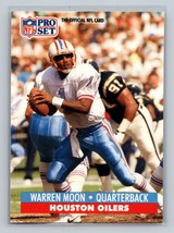 Warren Moon #167 1991 Pro Set Houston Oilers - £1.49 GBP