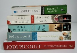5 JODI PICOULT Books Lot Set Tenth Circle, Pact, My Sisters Keeper Perfect Match - £9.39 GBP