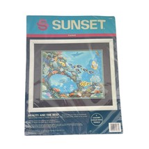 Dimensions Sunset Crewel BEAUTY and THE REEF Kit 11074 Colorful Fish Coral - €22,88 EUR