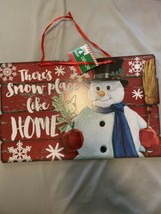 There&#39;s Snow Pace Like Home Christmas Sign -Christmas House-Brand New-SH... - £15.15 GBP