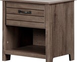 Oak Fall South Shore Ulysses 1-Drawer Nightstand. - $168.94