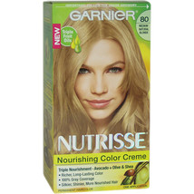 Nutrisse Nourishing Color Creme - 80 Medium Natural Blonde by Garnier for Unisex - $15.56