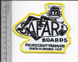 Vintage Surfing California Safari Surfboards Santa Fe Springs, CA Promo Patch - £7.98 GBP