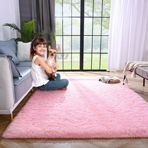Inexpensive Area Rugs For Living Room, Super Soft Fluffy Fuzzy Rug For Bedroom, - £26.83 GBP