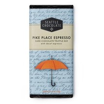 Seattle Chocolate Pike Place Espresso Truffle Bar 2.5 Oz - £8.27 GBP