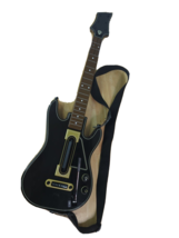 Activision Guitar Hero Power Wireless Guitar Xbox 360 PS3 Black/Gold no dongle  - $16.43