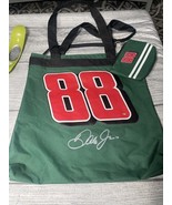 Nascar Dale Earnhardt jr. #88 racing  green and black tote shoulder bag - $152.29 MXN