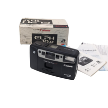 Canon ELPH 10AF Point &amp; Shoot Film Camera 25mm Lens Black APS Vintage - £15.82 GBP