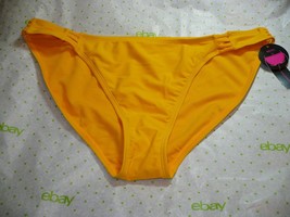 No Boundaries Juniors Bikini Bottom X-LARGE (15-17) Olympic Gold Slit Sides New - £8.92 GBP