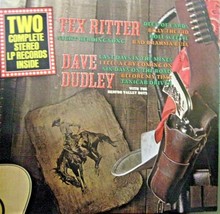 Tex Ritter and Dave Dudley-LP-196?-NM/VG+  Double Album - £15.79 GBP