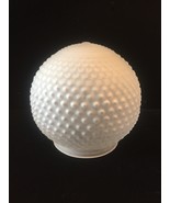 Vintage Art Deco frosted glass hobnail ceiling bulb fixture cover - $561.60 MXN