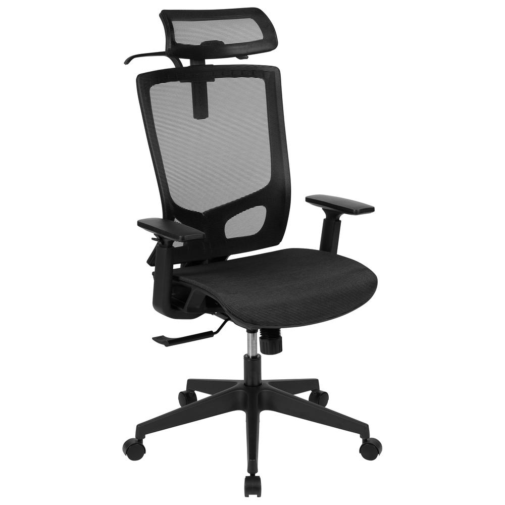 Ergonomic Mesh Office Chair with Synchro-Tilt, Pivot Adjustable - $303.99 - $306.99