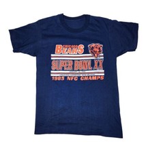 Vintage 1985 Chicago Bears NFC Champs Super Bowl XX Shirt Size Small - £19.74 GBP