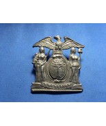 VINTAGE NY POLICE OFFICER HAT PIN BADGE - EXCELSIOR  - $89.14 CAD