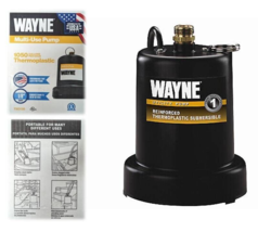 Wayne TSC130 Submersible Utility Pump, 1/4 HP, 120 V - £46.54 GBP