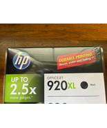 HP #920XL Black Ink Cartridge CD975AN GENUINE NEW exp jul 2012 - $224.08 MXN