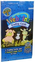 Lot of 6 Packs Ganz Webkinz Trading Card Game Series 2 Booster Packs Cards - £8.88 GBP