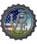 Love New Mexico Novelty Metal Bottle Cap 12 Inch Sign - $36.85 CAD