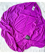 Victoria&#39;s Secret VSX Sport Purple Open Front Draped Vented Cardigan Shr... - €29,20 EUR