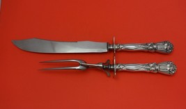 Iris by Durgin-Gorham Sterling Silver Roast Carving Set 2pc HHWS  15" - £552.34 GBP