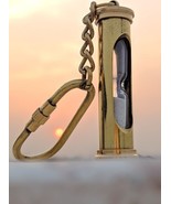 Antique Gold Nautical Hourglass Sand Timer Keychain Functional &amp; Stylish... - €14,32 EUR
