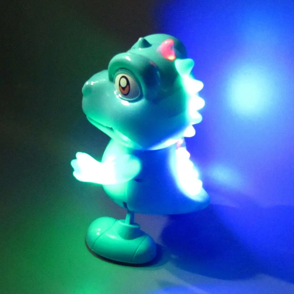 Electric Dancing Dinosaur LED Light Music Model Interactive Toy Educational - £14.71 GBP