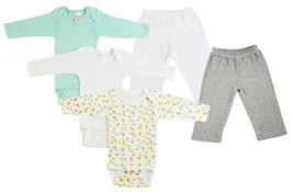 Boy 100% Cotton Infant Boys Long Sleeve Onezies and Track Sweatpants Large - £29.08 GBP