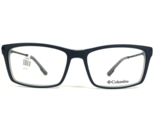 Columbia Eyeglasses Frames C8022 413 Matte Navy Blue Clear Rectangular 5... - $93.28