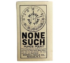 None-Such Mince Meat Pies 1894 Advertisement Victorian Syracuse NY ADBN1oo - $10.00