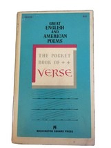 Great English And American Poems The Pocket Books Of Verse 1969 Paperback - £5.53 GBP