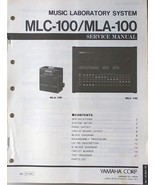 Yamaha Original Service Manual Book for MLC-100 MLA-100 Music Laboratory... - £36.99 GBP