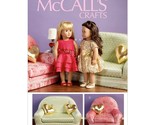 McCall&#39;s Pattern Company M6853 Dresses and Shoes for 18-Inch Doll and Fu... - $4.83