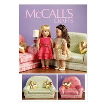 McCall&#39;s Pattern Company M6853 Dresses and Shoes for 18-Inch Doll and Furniture  - £3.79 GBP