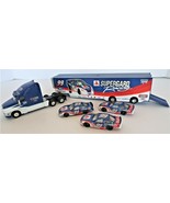 Hot Wheels Nascar 1998 Kenworth T2000 Ford Tractor trailer &amp; Cars Jeff B... - $25.00