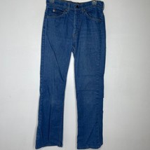 Levi&#39;s 517 Bootcut Jeans Made USA Vintage Blue Denim Size 30 x 32 Orange... - $55.00