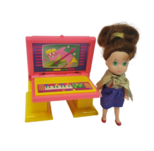 Vintage 1987 Kenner Wish World Kids File N Smile Desk Playset W/ Claudia Doll - £21.61 GBP