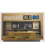 MAXELL XL II 90 TYPE II BLANK AUDIO CASSETTE TAPE 1985 JAPAN NOS Sealed - $18.81