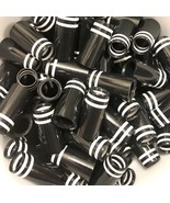 12 Ultra-Premium Quality Iron Ferrules Black with White Rings 1” - €32,99 EUR