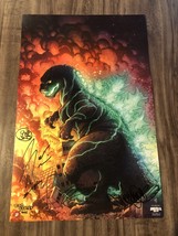SIGNED GODZILLA Kai-Sei Era NYCC EXCLUSIVE POSTER PRINT IDW 6 SIGNATURES - €63,94 EUR