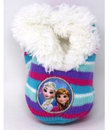 Disney FROZEN Slipper socks Pair, with Grippers fits shoe sizes 4 - 7 1/... - £4.38 GBP