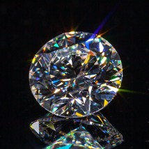 0.70 Carat Desseré E / VS2 Rond Brillant Coupe Diamant Certifié GIA - £2,652.83 GBP
