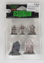 Lemax Spooky Town Tombstones Accessory Set 2004 #14851 - £11.37 GBP